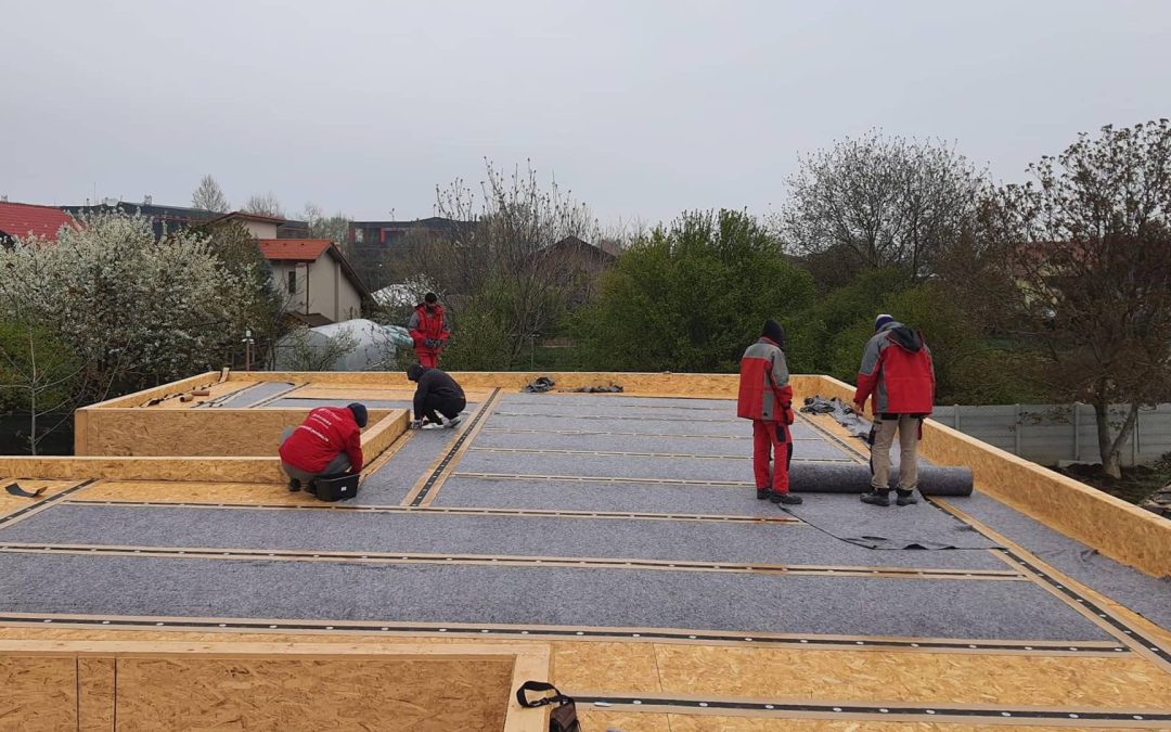 Sistem hidroizolatie cu prindere mecanica